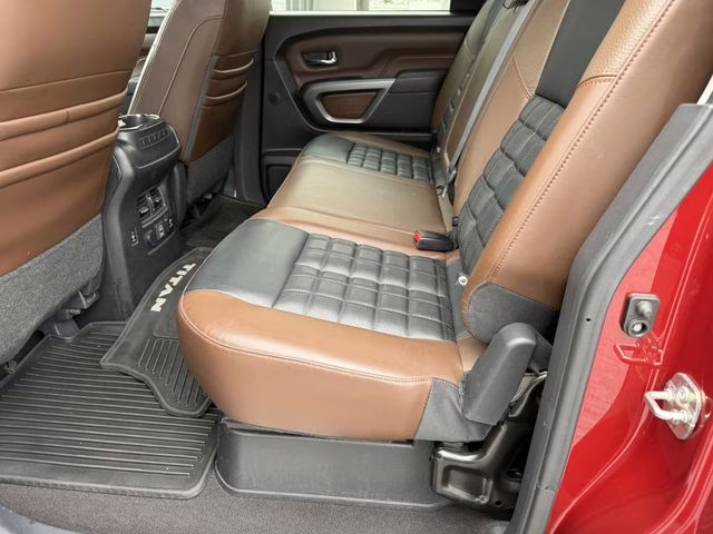 2019 Cayenne Red Metallic Nissan Titan Platinum Reserve 4X4 Truck