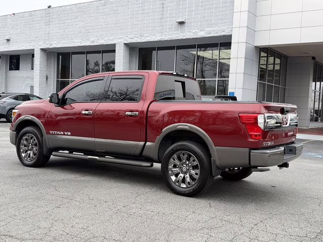 2019 Cayenne Red Metallic Nissan Titan Platinum Reserve 4X4 Truck