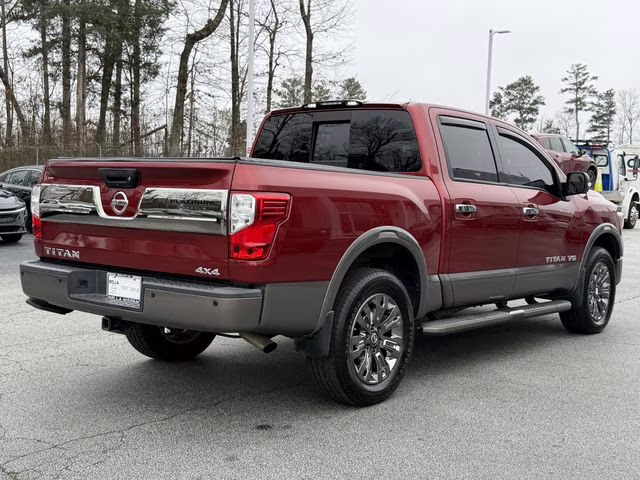 2019 Cayenne Red Metallic Nissan Titan Platinum Reserve 4X4 Truck
