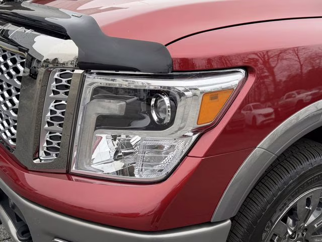 2019 Cayenne Red Metallic Nissan Titan Platinum Reserve 4X4 Truck