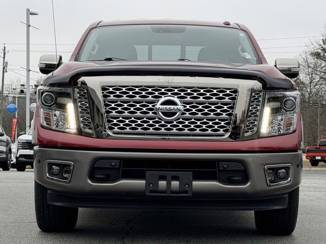 2019 Cayenne Red Metallic Nissan Titan Platinum Reserve 4X4 Truck