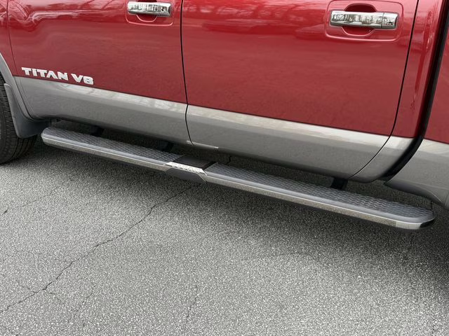 2019 Cayenne Red Metallic Nissan Titan Platinum Reserve 4X4 Truck