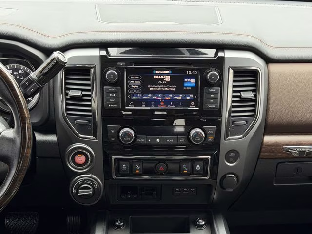 2019 Cayenne Red Metallic Nissan Titan Platinum Reserve 4X4 Truck