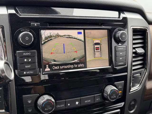 2019 Cayenne Red Metallic Nissan Titan Platinum Reserve 4X4 Truck