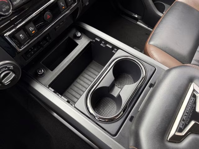 2019 Cayenne Red Metallic Nissan Titan Platinum Reserve 4X4 Truck