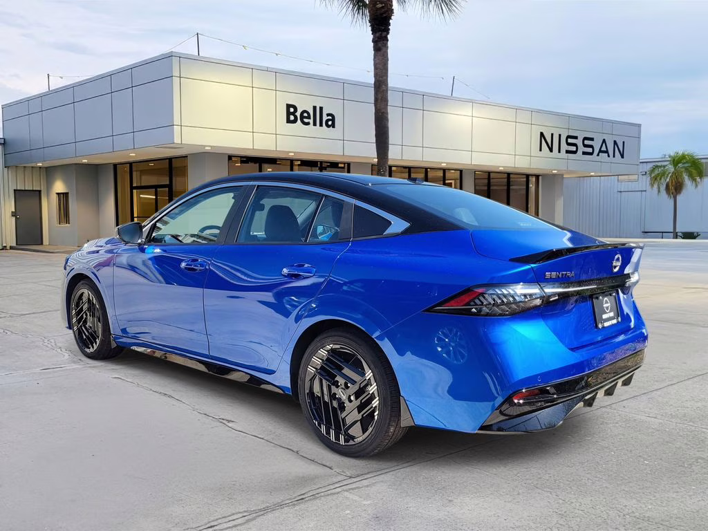 2026 Bluestone Pearl/Super Blk Nissan Sentra SR FWD Sedan