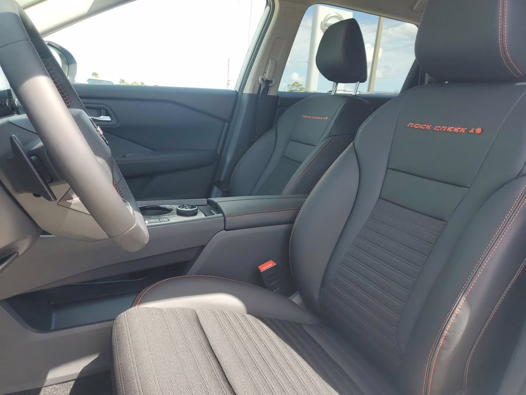 2026 Everest White Pearl Tricoat Nissan Rogue Rock Creek AWD SUV