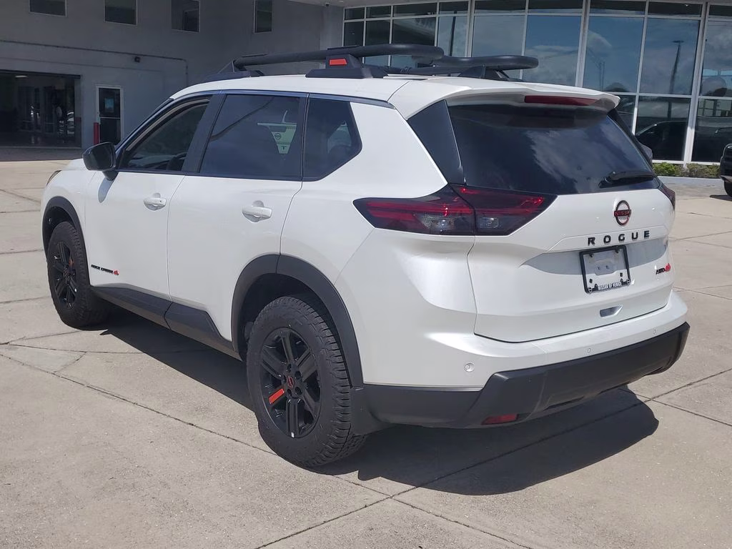 2026 Everest White Pearl Tricoat Nissan Rogue Rock Creek AWD SUV