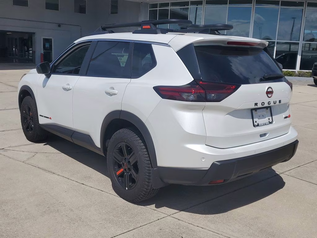 2026 Everest White Pearl Tricoat Nissan Rogue Rock Creek AWD SUV