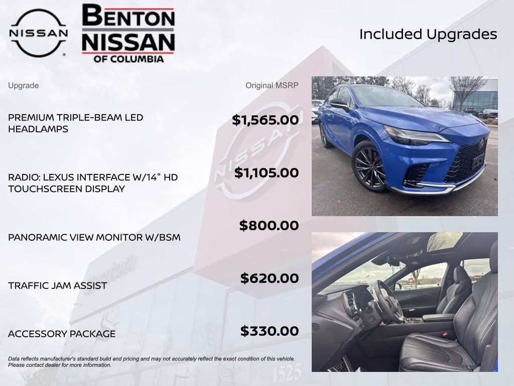 2023 Eminent White Pearl Lexus RX 350 F Sport Handling AWD SUV