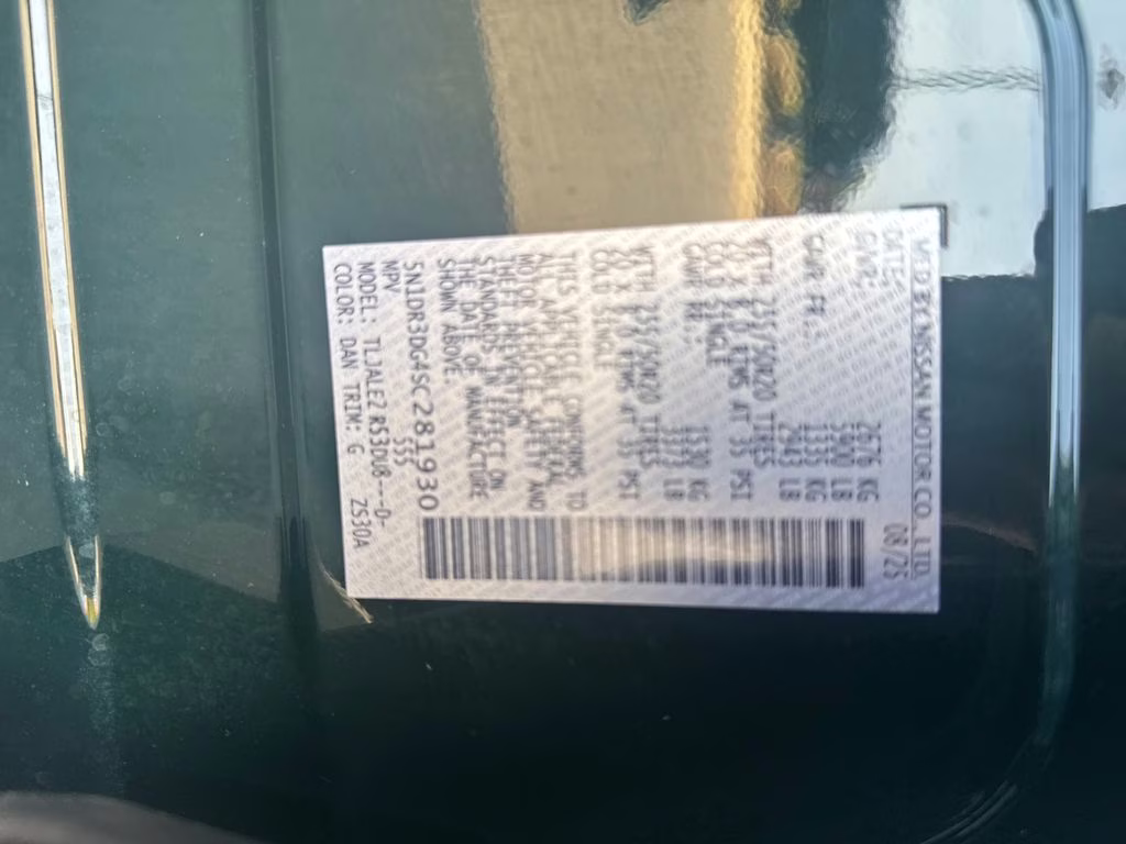 2025 Obsidian Green Pearl Nissan Pathfinder Platinum FWD SUV