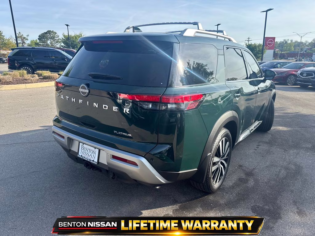 2025 Obsidian Green Pearl Nissan Pathfinder Platinum FWD SUV