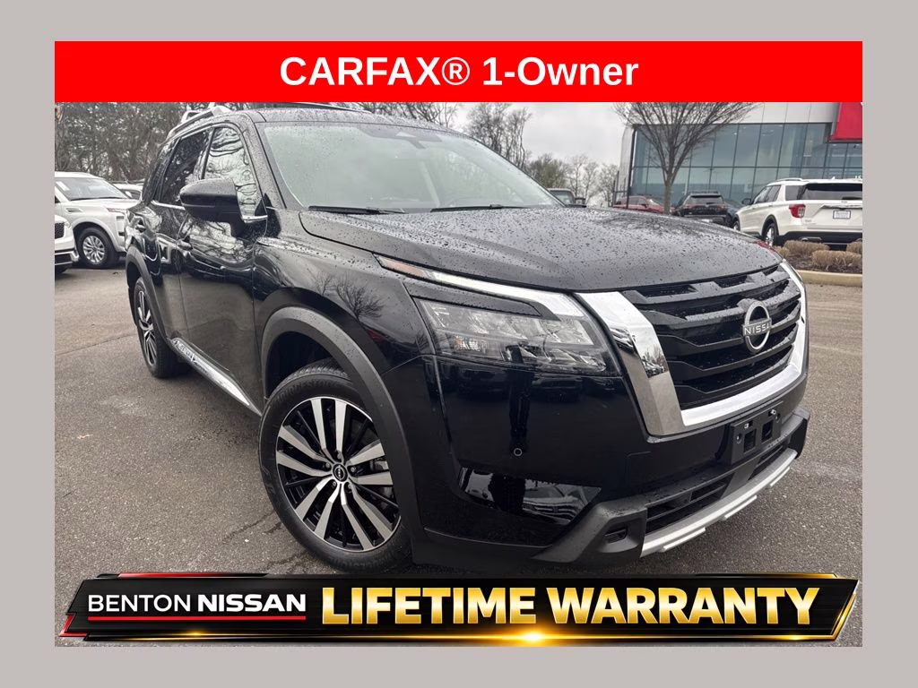 2025 Super Black Nissan Pathfinder Platinum 4X4 SUV