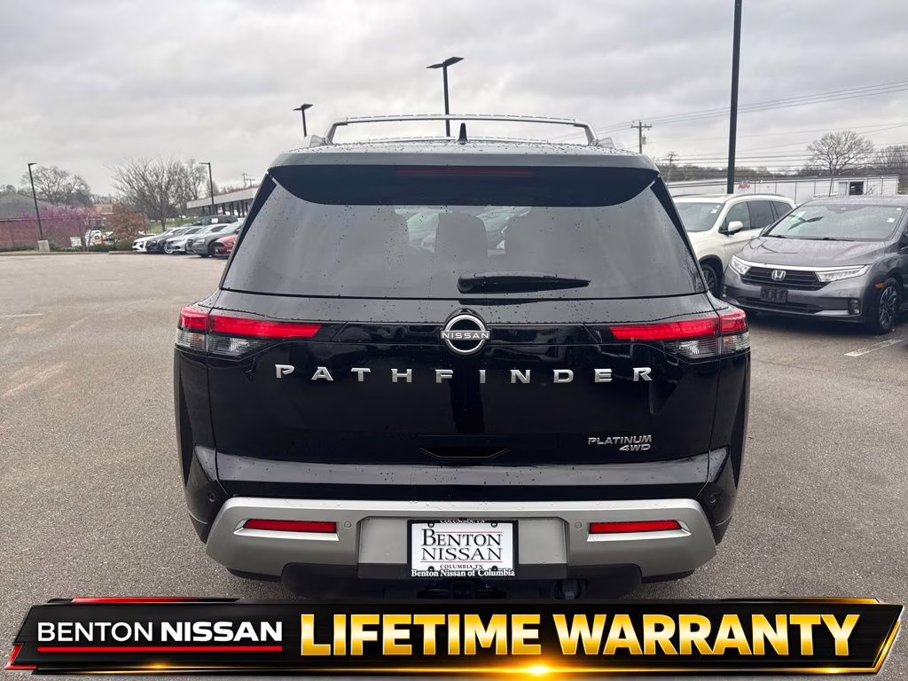 2025 Super Black Nissan Pathfinder Platinum 4X4 SUV