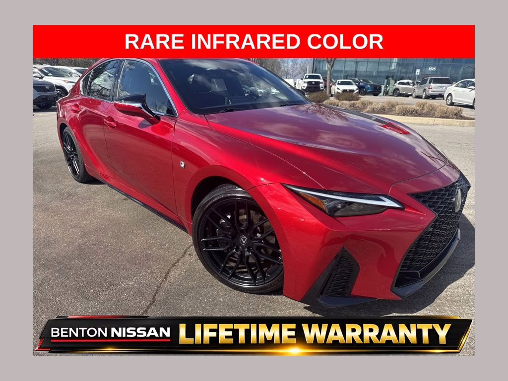 2023 Infrared Lexus IS 350 F SPORT RWD Sedan