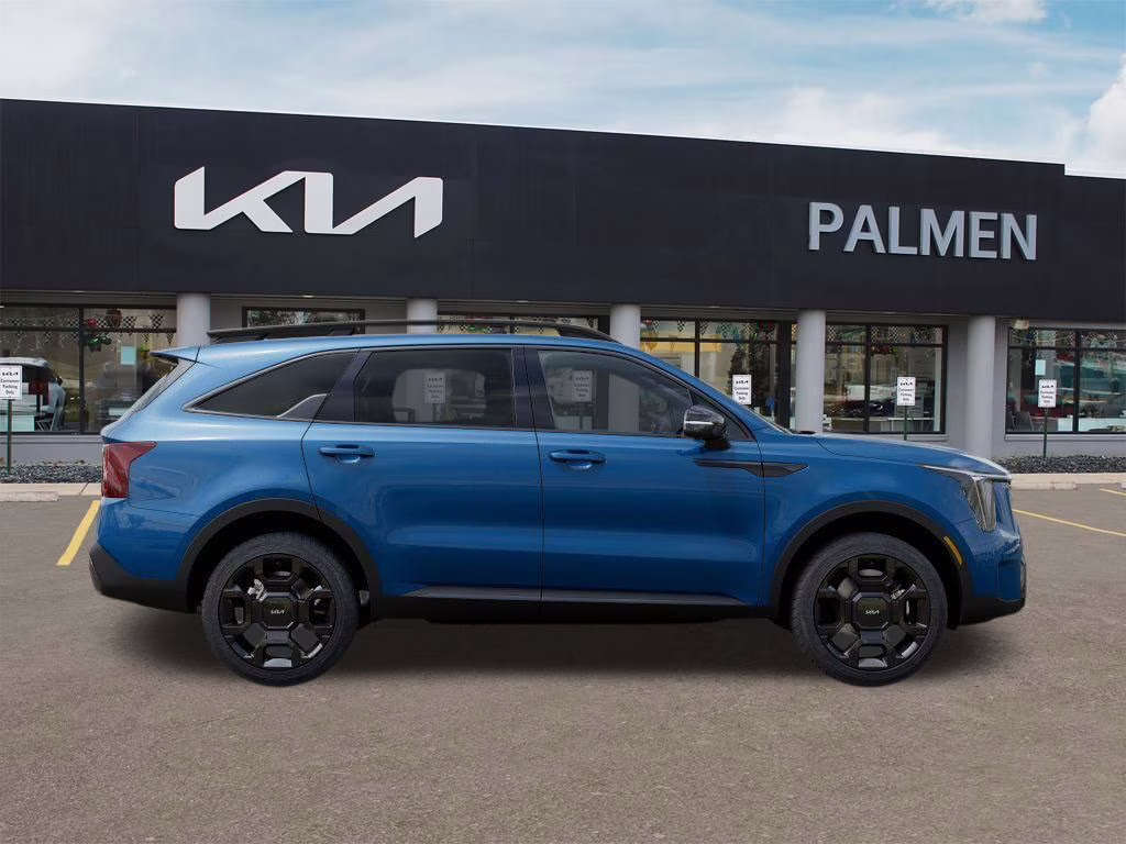 2026 Mineral Blue Kia Sorento Hybrid X-Line SX Prestige AWD SUV