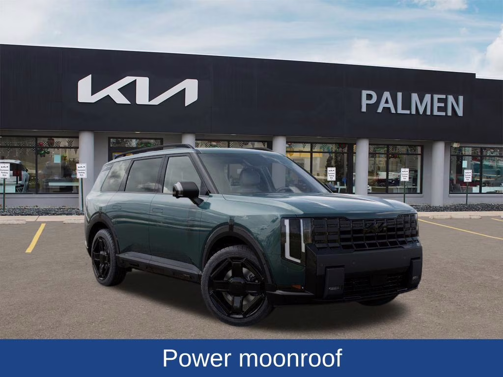 2027 Black Jade Green Kia Telluride Hybrid X-Line SX Prestige AWD SUV