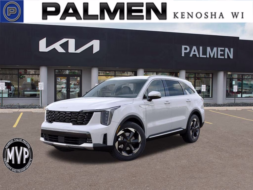 2026 Snow White Pearl Kia Sorento Hybrid EX AWD SUV