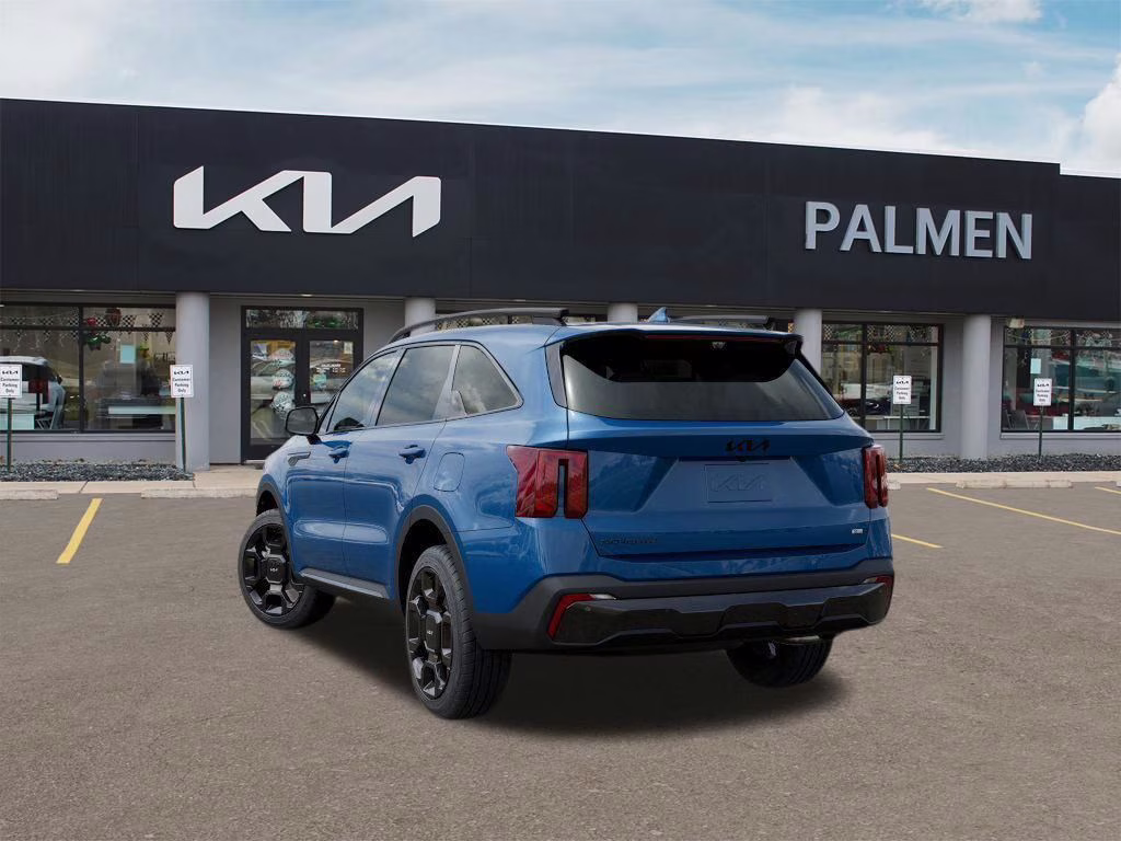 2026 Mineral Blue Kia Sorento Hybrid X-Line SX Prestige AWD SUV