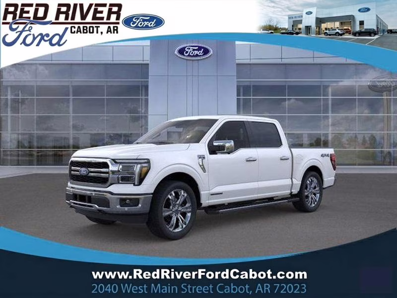 2026 Star White Metallic Tri-Coat Ford F-150 LARIAT 4X4 Truck
