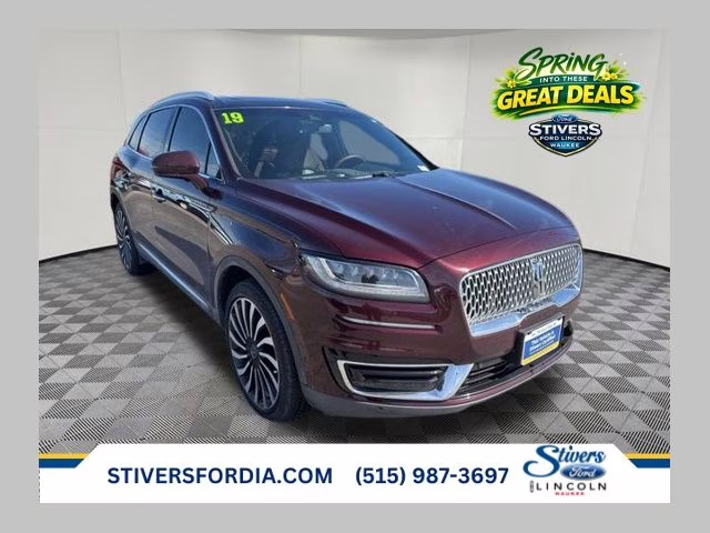 2019 Burgundy Lincoln Nautilus Black Label AWD SUV