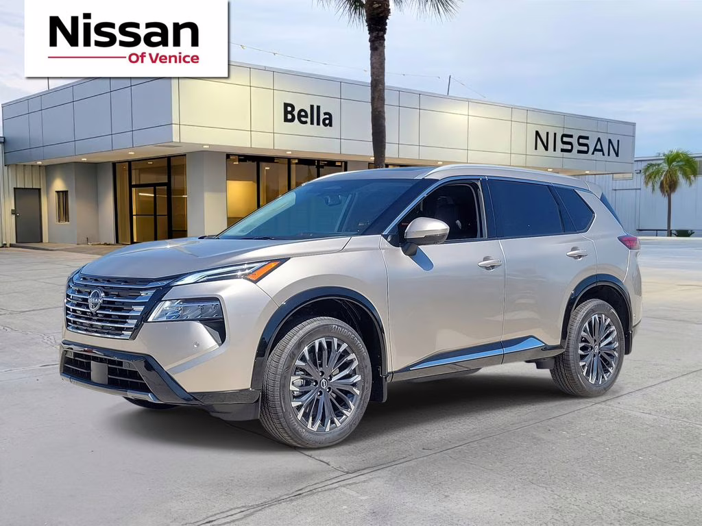 2026 Champagne Silver Metallic Nissan Rogue Platinum AWD SUV