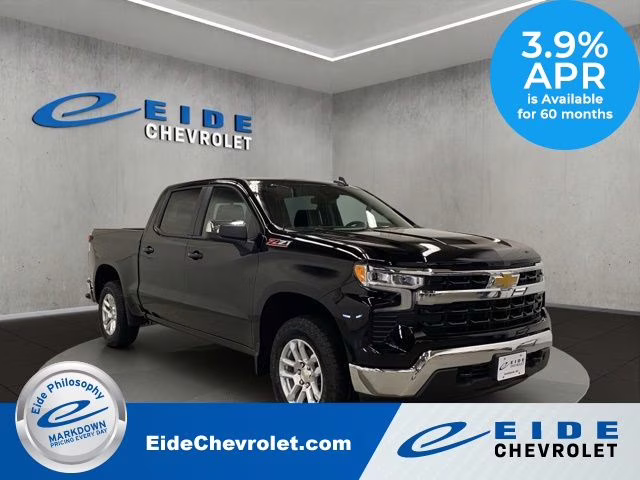 2026 Black Chevrolet Silverado 1500 LT 4X4 Truck