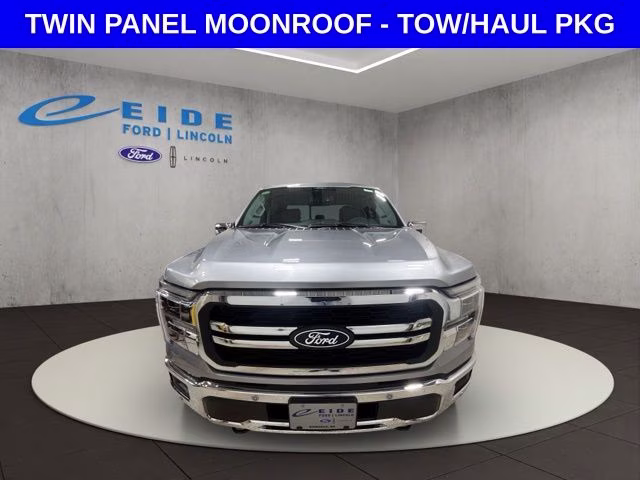 2026 Iconic Silver Metallic Ford F-150 Lariat Chrome 4X4 Truck