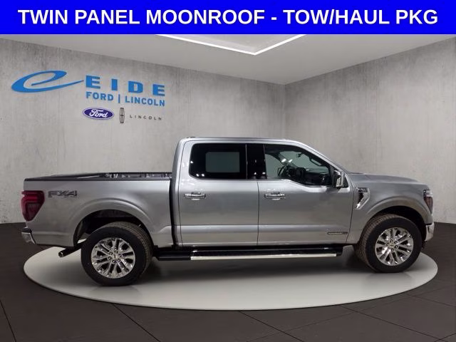 2026 Iconic Silver Metallic Ford F-150 Lariat Chrome 4X4 Truck