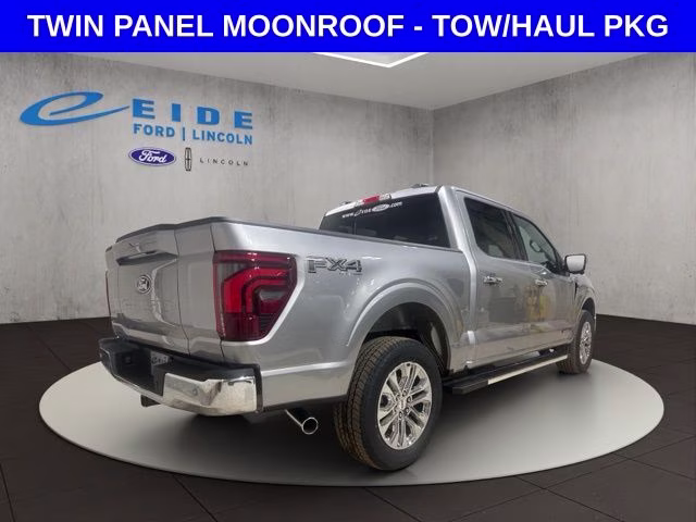 2026 Iconic Silver Metallic Ford F-150 Lariat Chrome 4X4 Truck
