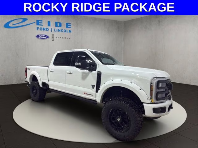 2026 Star White Metallic Tri-Coat Ford Super Duty F-250 SRW Lariat Rocky Ridge 4X4 Truck