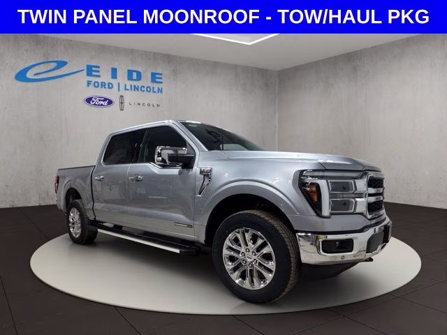 2026 Iconic Silver Metallic Ford F-150 Lariat Chrome 4X4 Truck