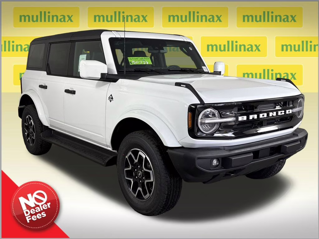 2026 Oxford White Ford Bronco Outer Banks 4X4 SUV