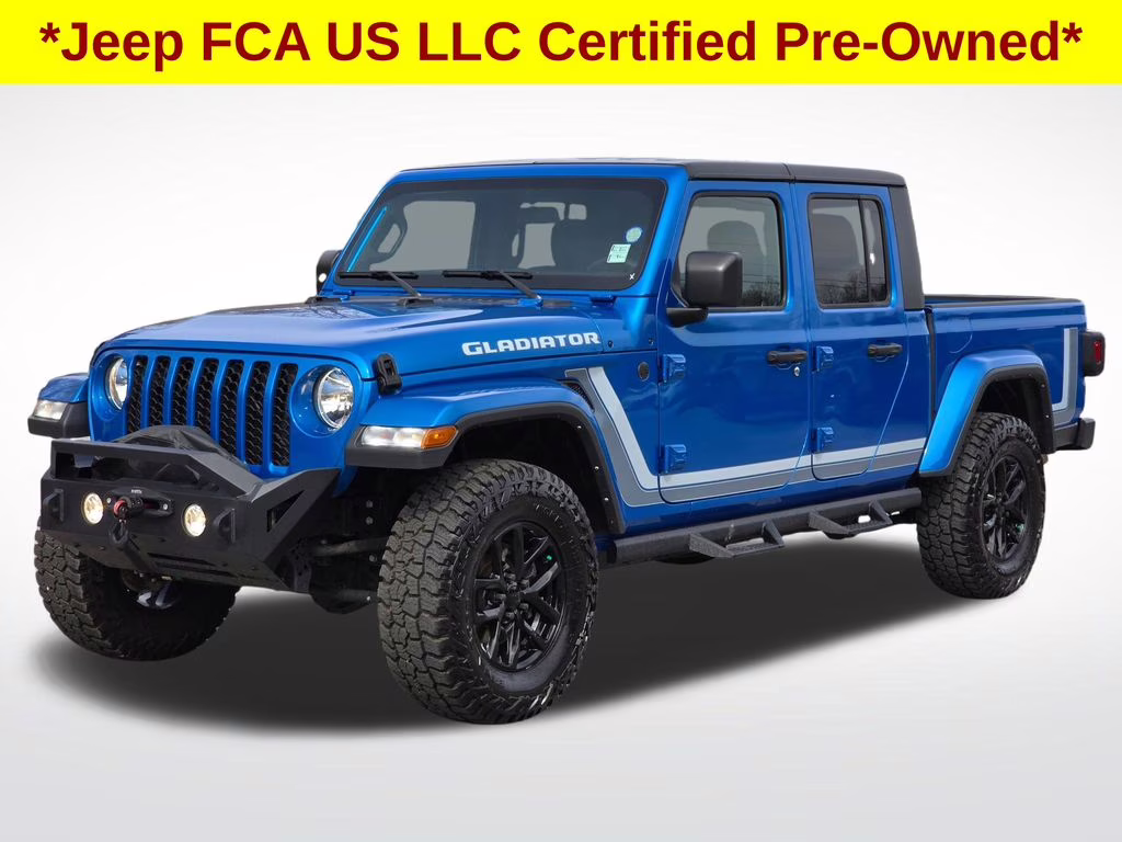 2023 Hydro Blue Pearlcoat Jeep Gladiator Sport S 4X4 Truck