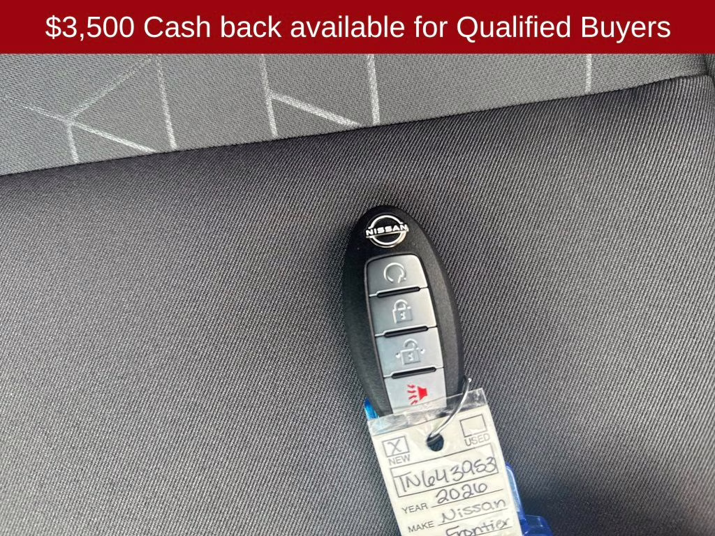 2026 Gun Metallic Nissan Frontier SV 4X4 Truck