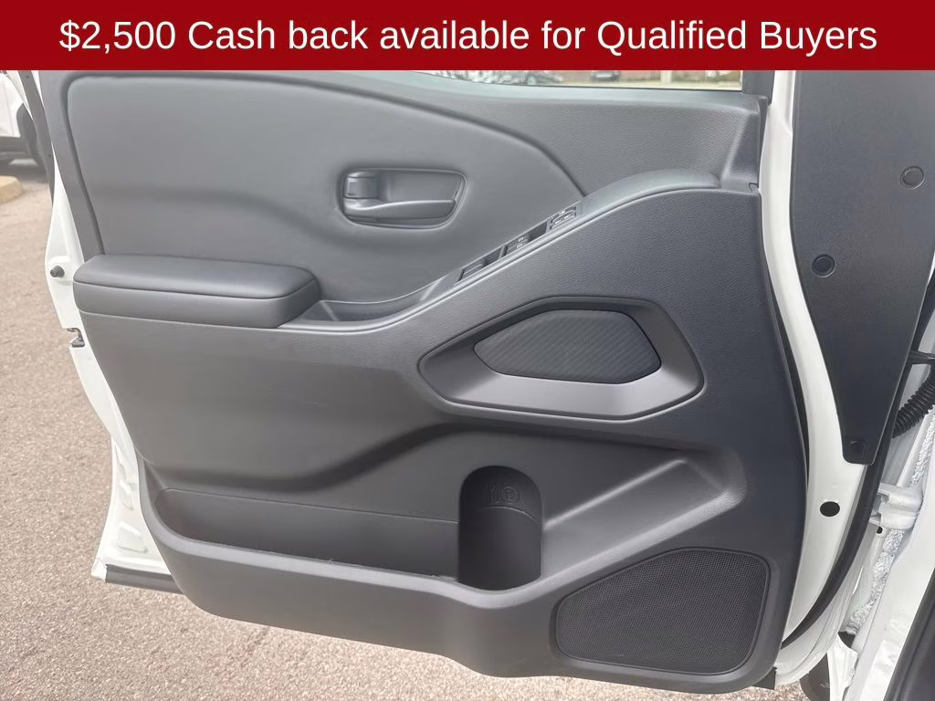 2026 Glacier White Nissan Frontier S 4X4 Truck