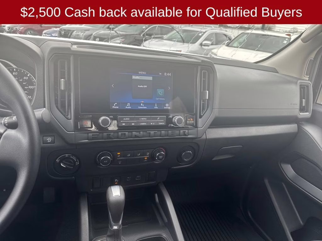 2026 Glacier White Nissan Frontier S 4X4 Truck