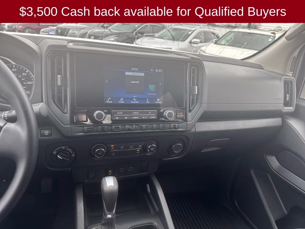 2026 Glacier White Nissan Frontier S 4X4 Truck