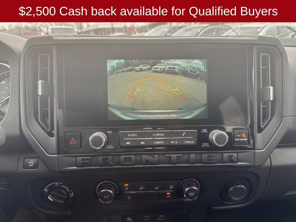 2026 Glacier White Nissan Frontier S 4X4 Truck