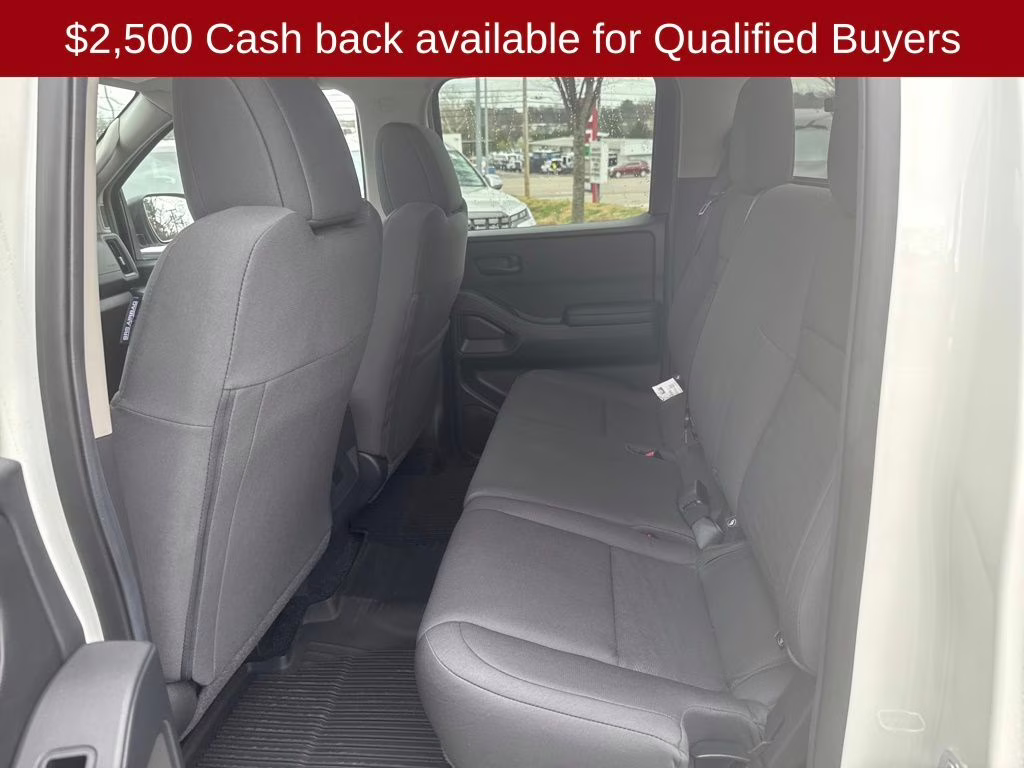 2026 Glacier White Nissan Frontier S 4X4 Truck