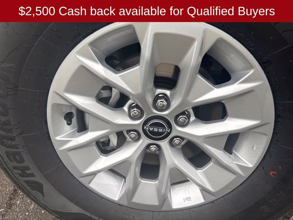 2026 Glacier White Nissan Frontier S 4X4 Truck