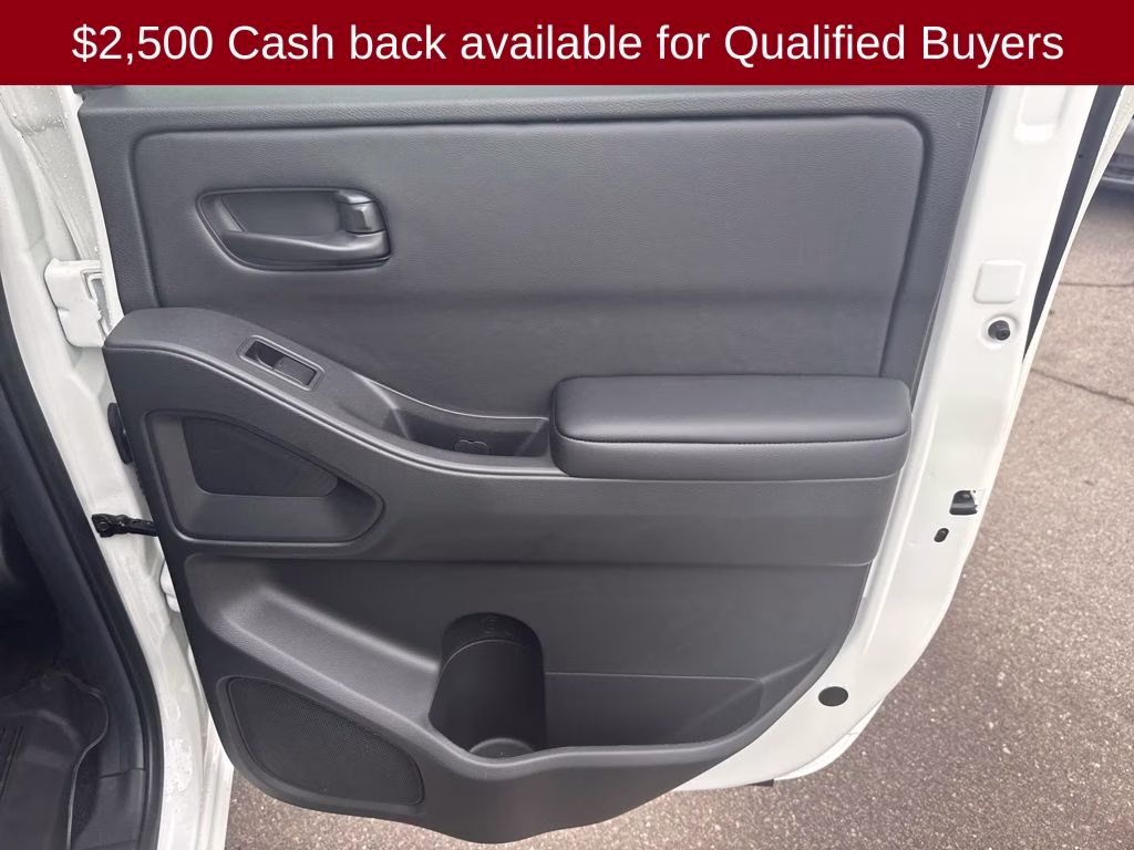 2026 Glacier White Nissan Frontier S 4X4 Truck