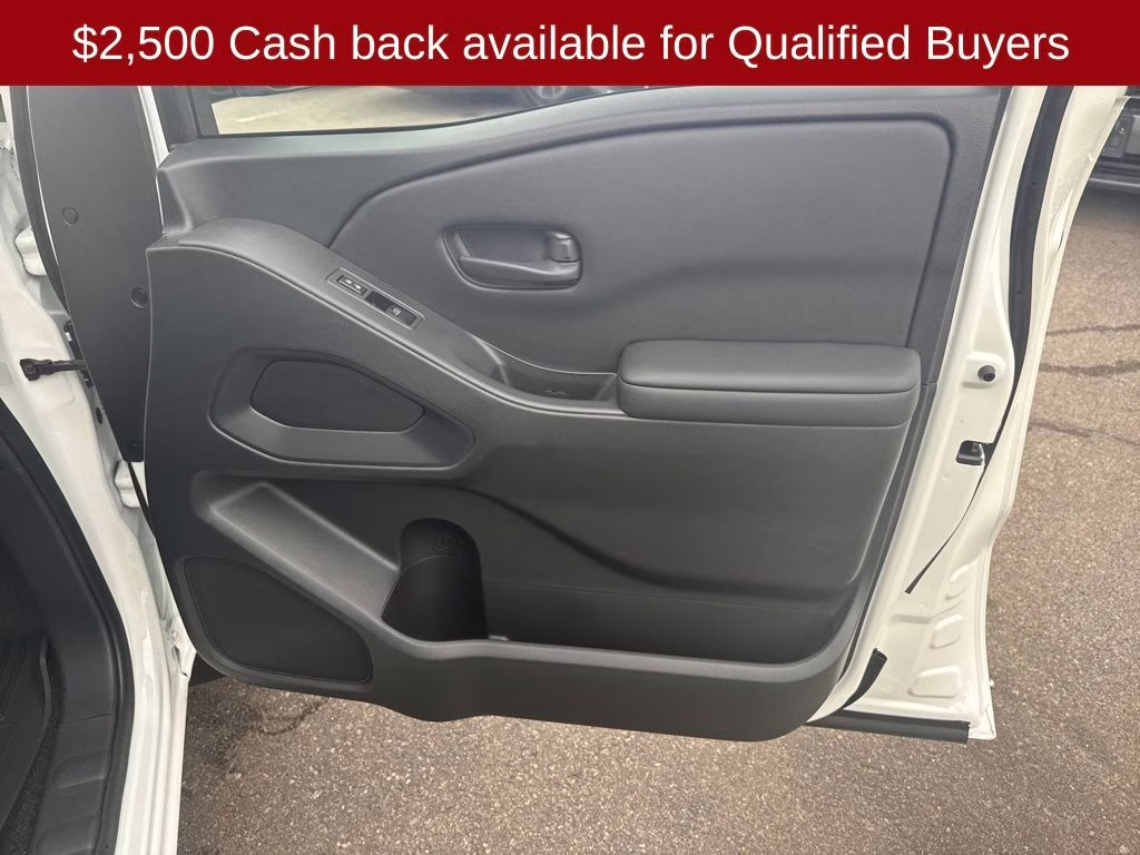 2026 Glacier White Nissan Frontier S 4X4 Truck