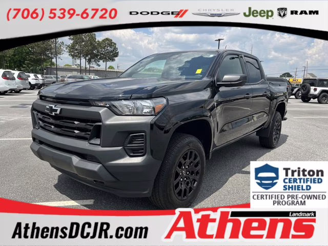 2025 Black Chevrolet Colorado 4WD Work Truck 4X4 Truck