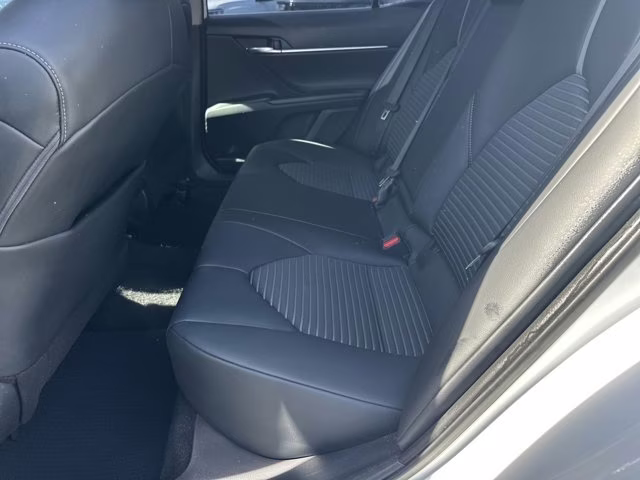 2022 White Toyota Camry SE FWD Sedan