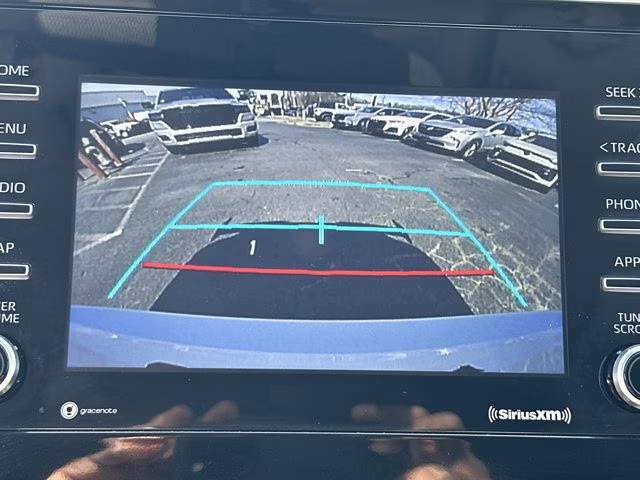 2022 White Toyota Camry SE FWD Sedan