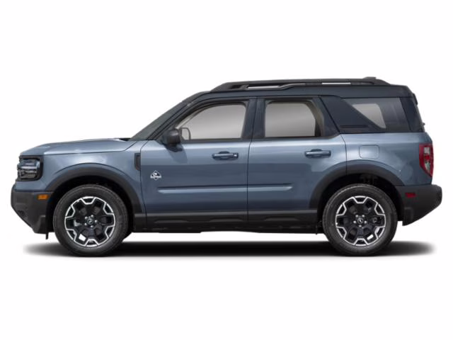 2026 Azure Gray Metallic Tri-Coat Ford Bronco Sport Outer Banks 4x4 4X4 SUV