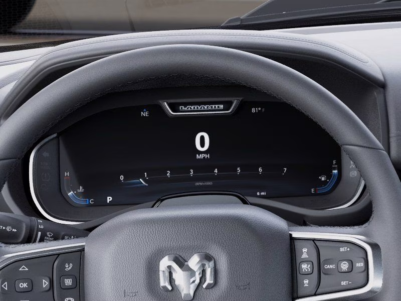 2026 Diamond Black Crystal Pearlcoat Ram 1500 Laramie 4X4 Truck