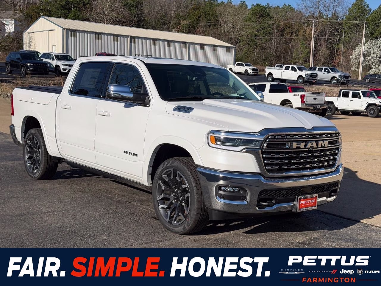 2026 Bright White Clearcoat Ram 1500 Limited 4X4 Truck