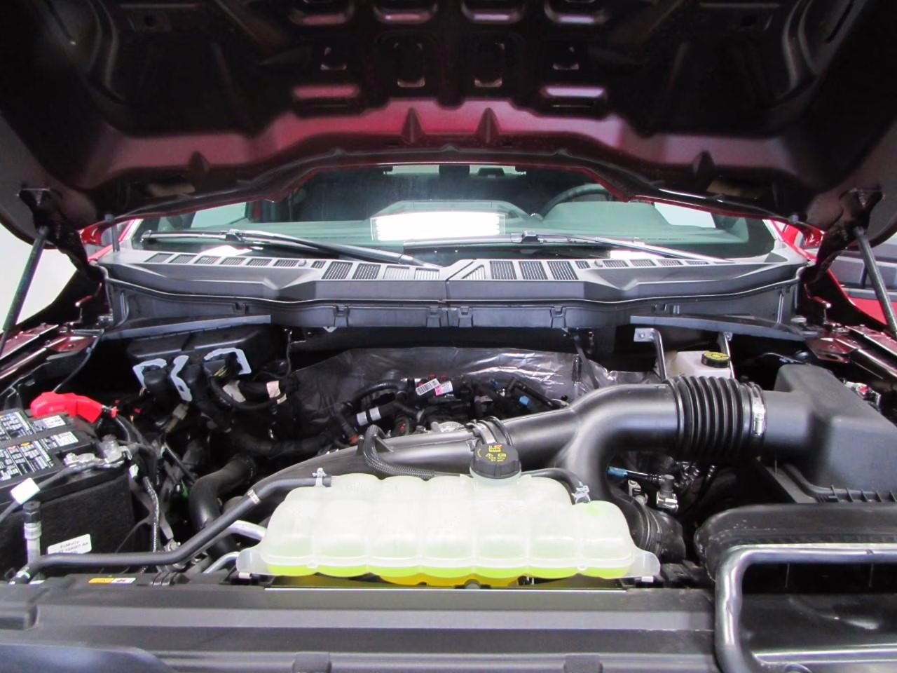 2025 Rapid Red Metallic Tinted Clearcoat Ford F-150 STX 4X4 Truck